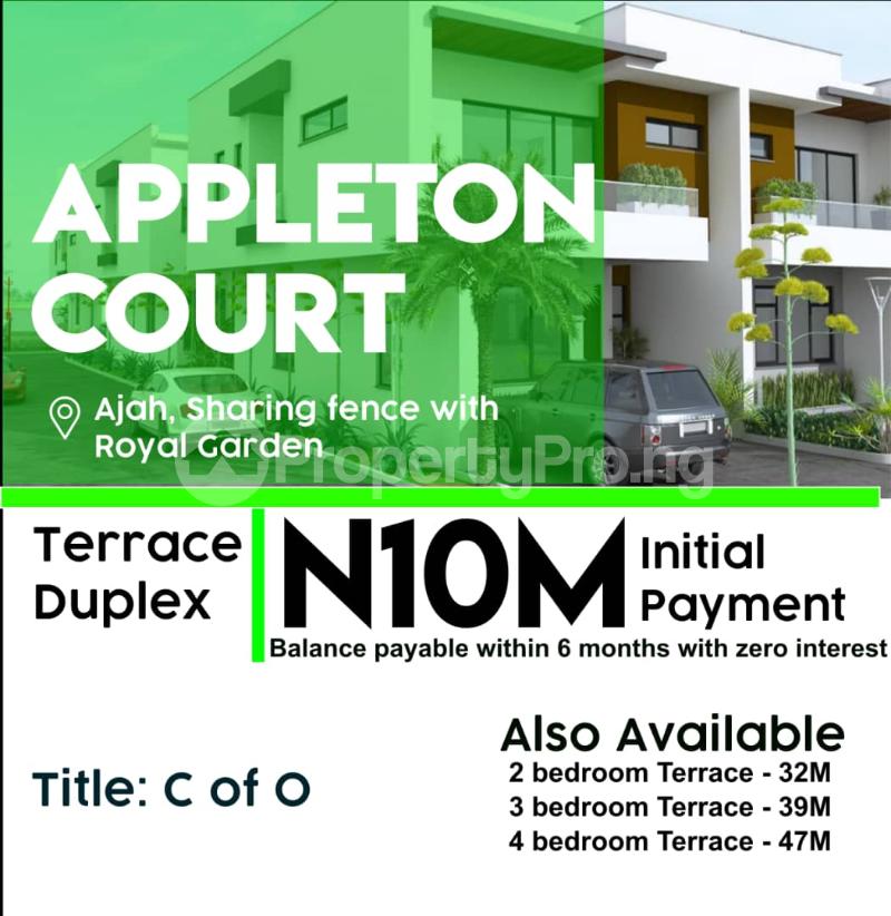 4 bedroom House for sale Appleton Court, Just Beside Royal Garden Ajah Ajiwe Ajah Lagos