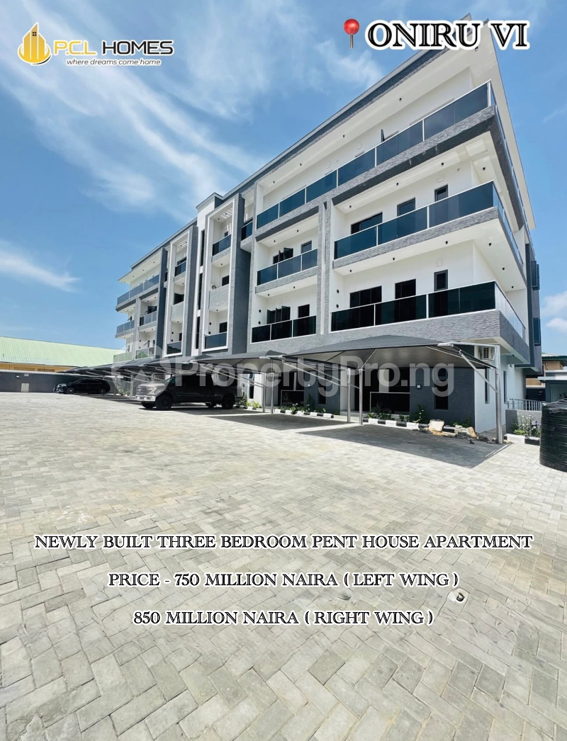 3 bedroom Flat / Apartment for sale ONIRU Victoria Island Lagos