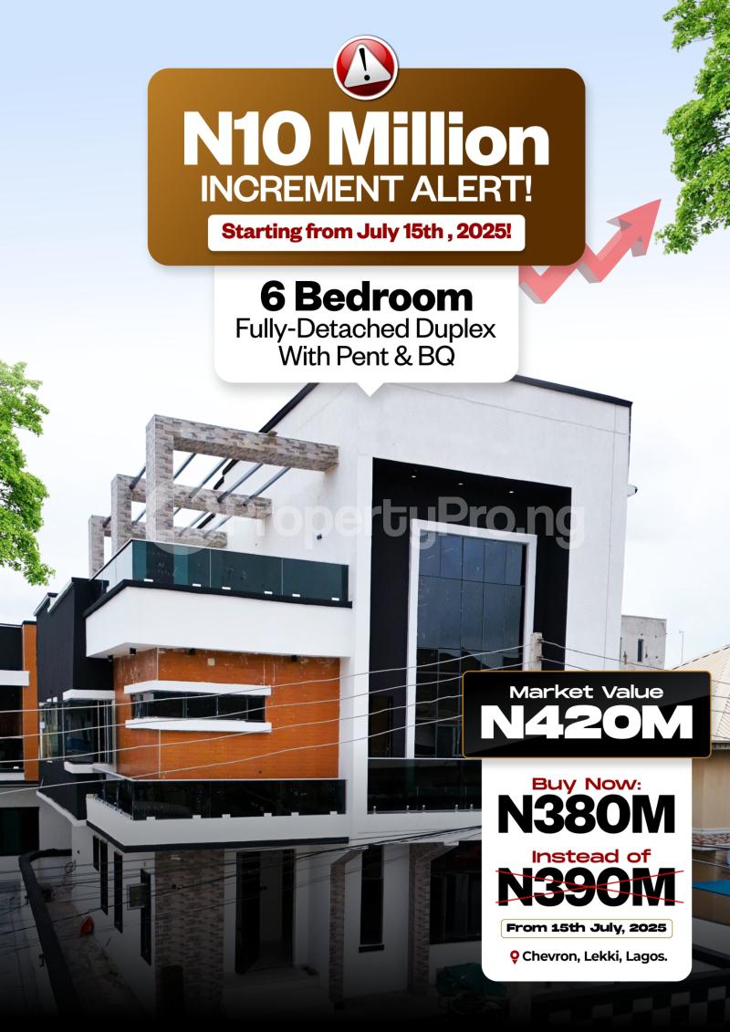 6 bedroom House for sale chevron Lekki Lagos