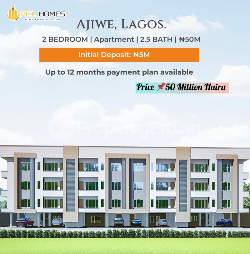 2 bedroom Flat / Apartment for sale Olokola Lbs Ajiwe Ajah Lagos - 0
