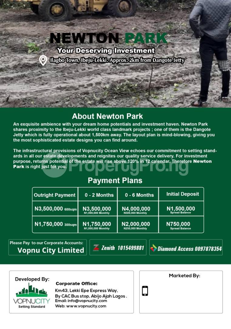 Land for sale Akodo Ise Free Trade Zone Ibeju-Lekki Lagos