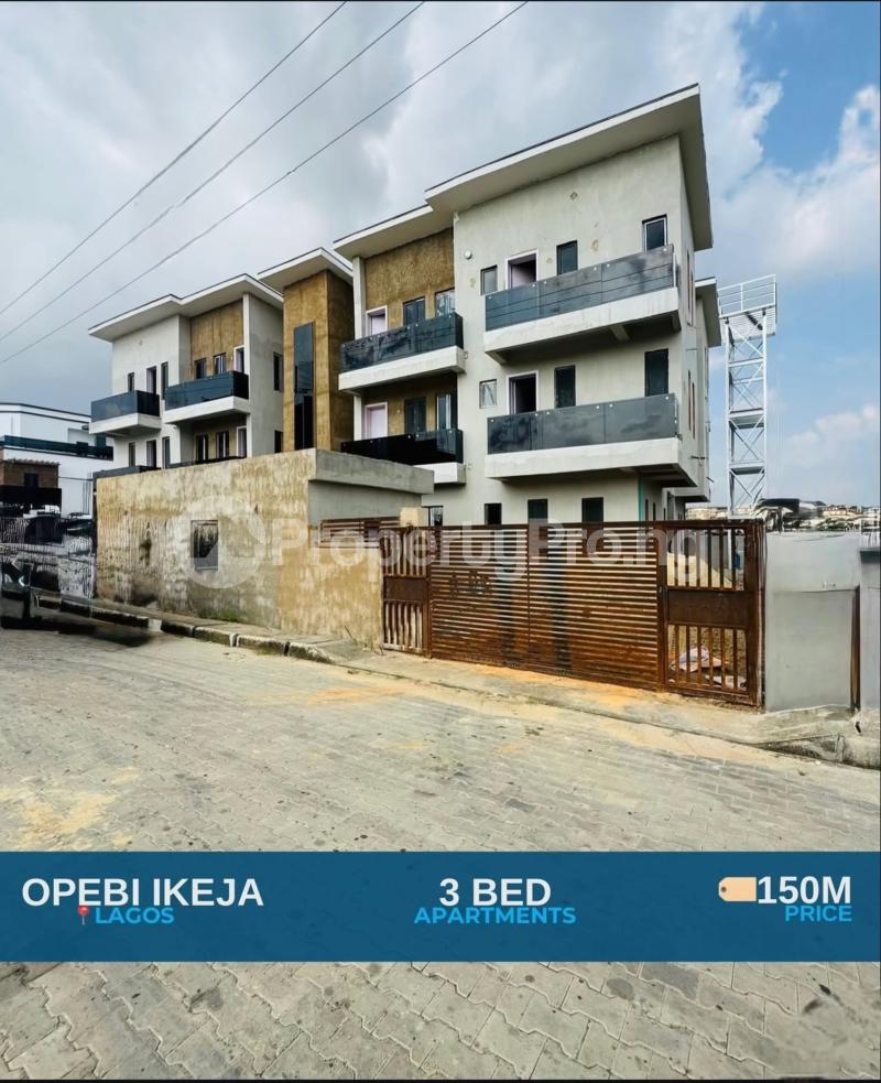 3 bedroom Flat / Apartment for sale Opebi Ikeja Lagos Opebi Ikeja Lagos