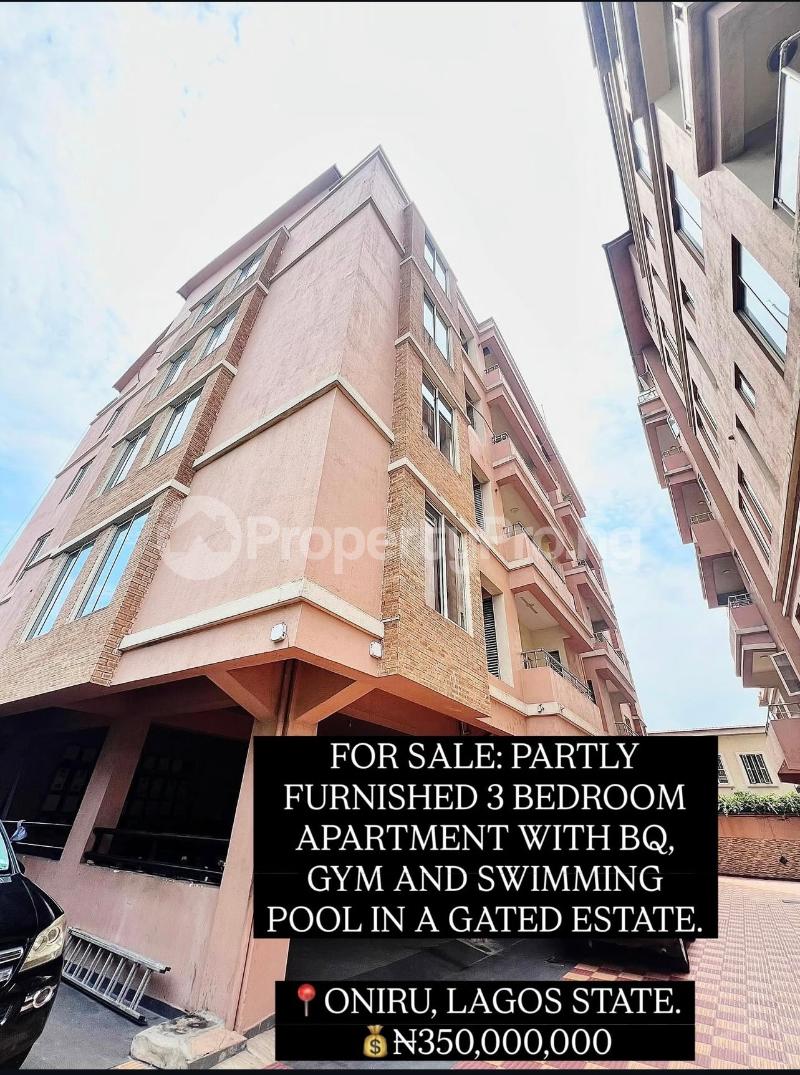 3 bedroom Flat / Apartment for sale Victoria Island Lagos ONIRU Victoria Island Lagos - 0