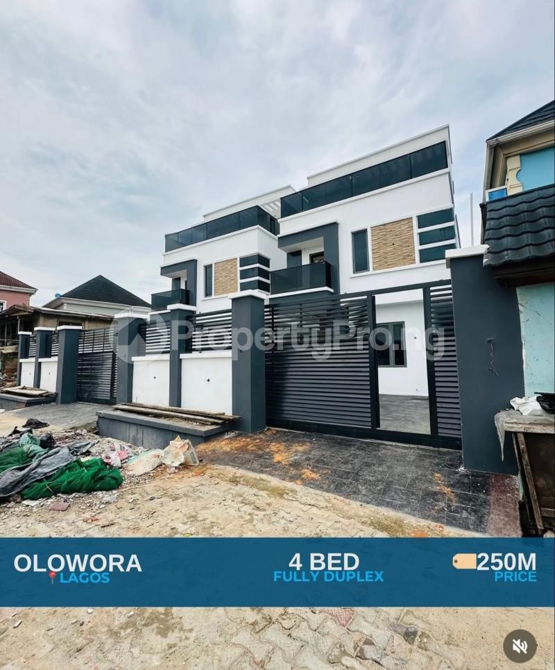 4 bedroom House for sale Olowora Isheri North Ojodu Lagos