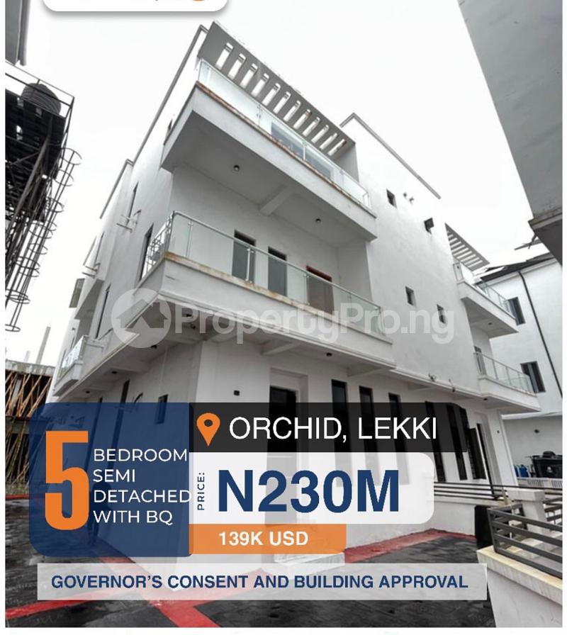 5 bedroom House for sale Chevron Tollgate Lekki orchid Lekki Lagos - 0
