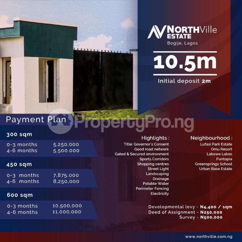 Land for sale   Bogije Sangotedo Lagos