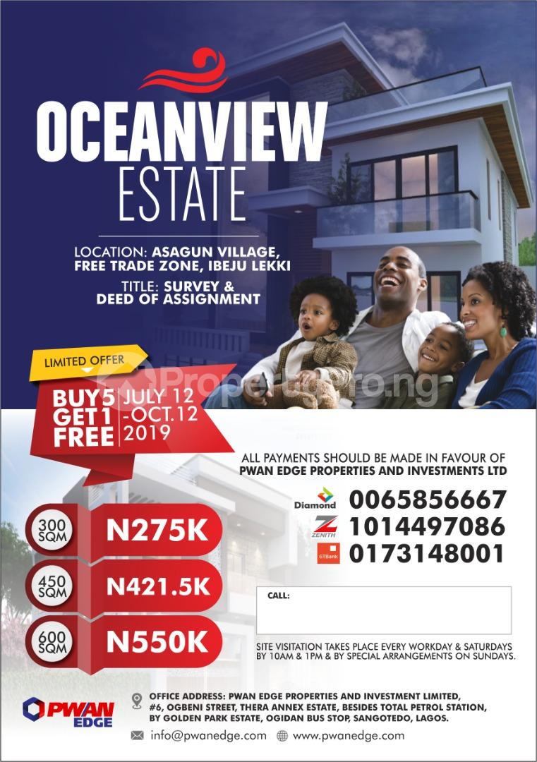 Land for sale Free Trade Zone Ibeju-Lekki Lagos