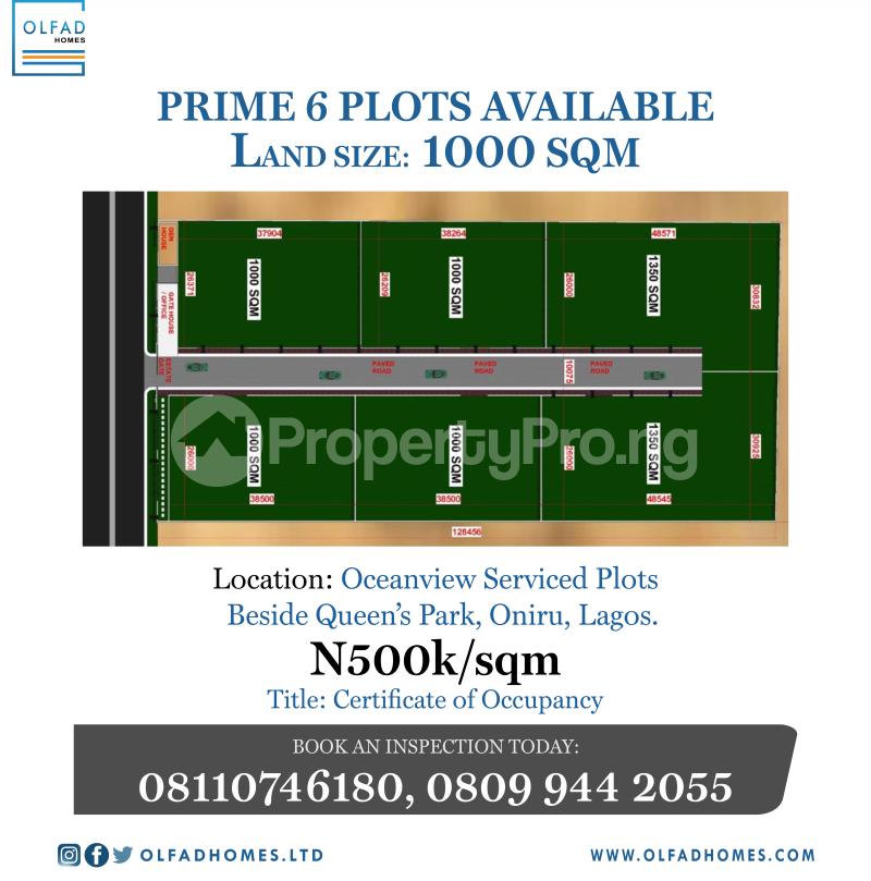 Land in ONIRU Victoria Island Lagos Land for sale in victoriaisland
