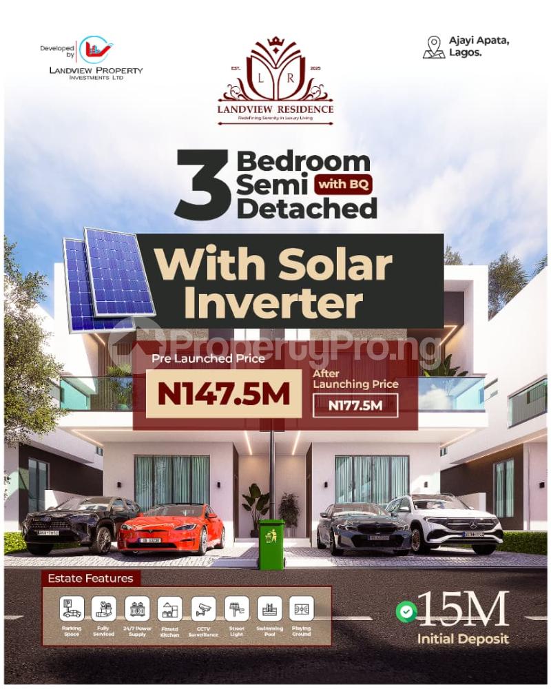 3 bedroom House for sale Lagos Business School, Lufasi Nature Park, Sky Mall, Shoprite Mall,fara Park, Monastery road Sangotedo Lagos - 0