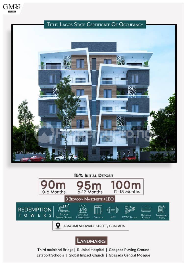 3 bedroom House for sale Abayomi Showale St/ Redemption Towers Ifako-gbagada Gbagada Lagos
