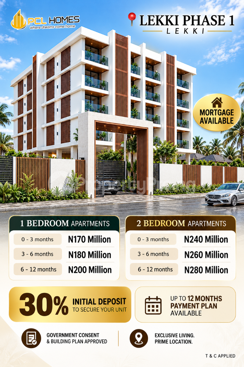 1 bedroom Flat / Apartment for sale Lekki Lagos Lekki Phase 1 Lekki Lagos