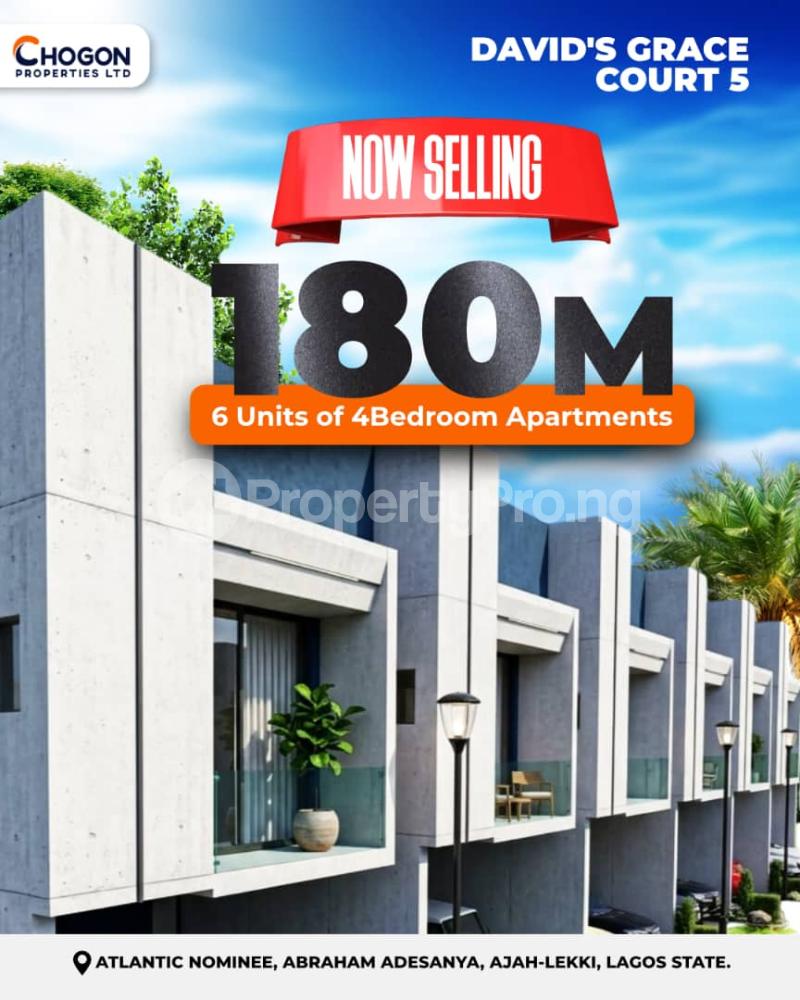 4 bedroom House for sale Davids Grace Court Atlantic Nominee Estate General Paints Abraham adesanya estate Ajah Lagos