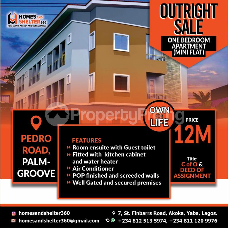 1 bedroom Flat / Apartment for sale Off Pedro Road Shomolu Lagos
