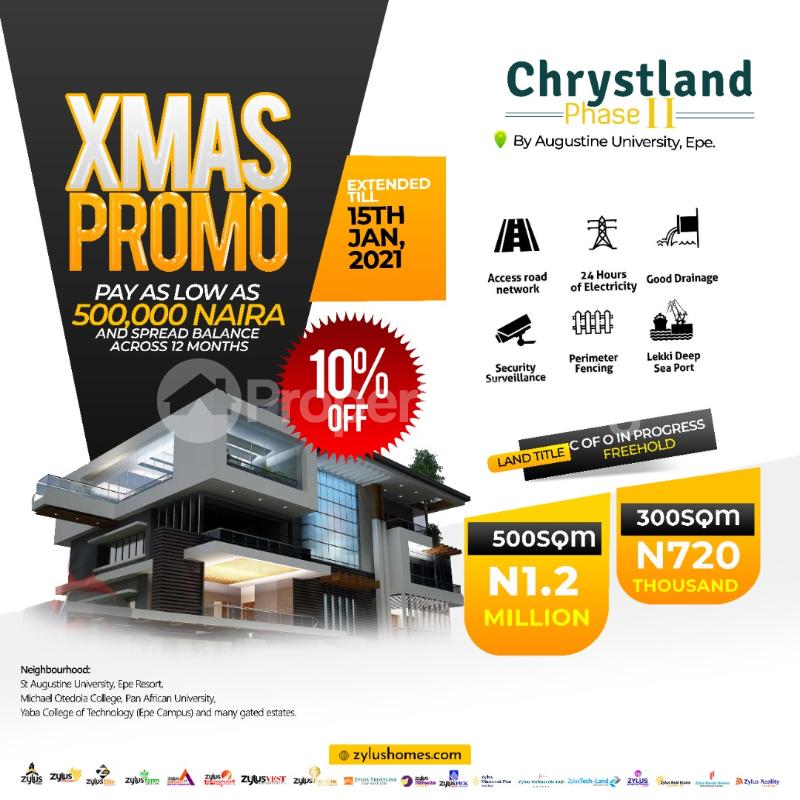 Land for sale Facing Lekki Epe Express Road Epe Lagos