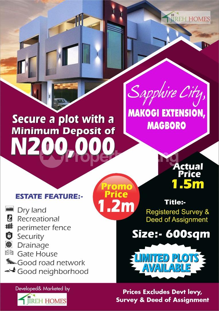 Land for sale Makogi Extension Magboro Magboro Obafemi Owode Ogun