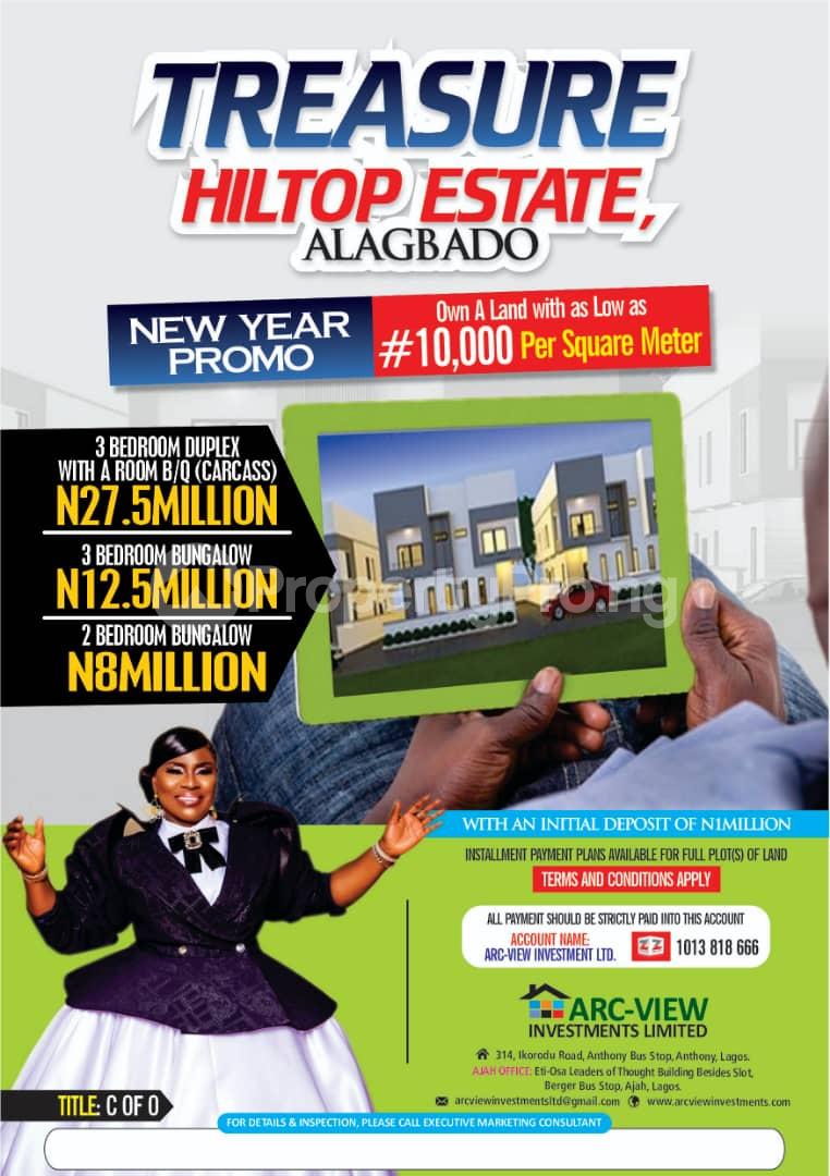 Land for sale Ikota Command Alagbado Roadq Ipaja road Ipaja Lagos