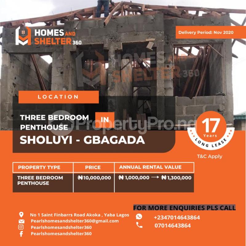 3 bedroom Flat / Apartment for sale Soluyi Gbagada Lagos