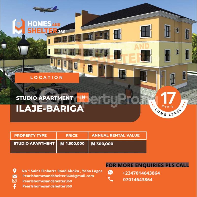 Flat / Apartment for sale Ilaje Bariga Shomolu Lagos - 1