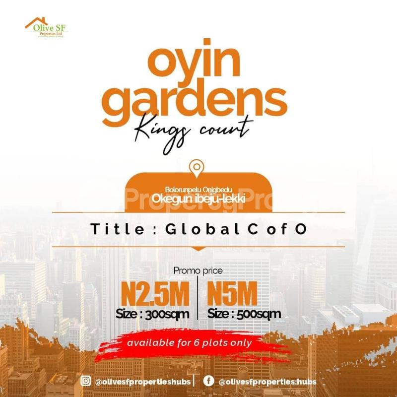 Land for sale Ikegun Ibeju-Lekki Lagos