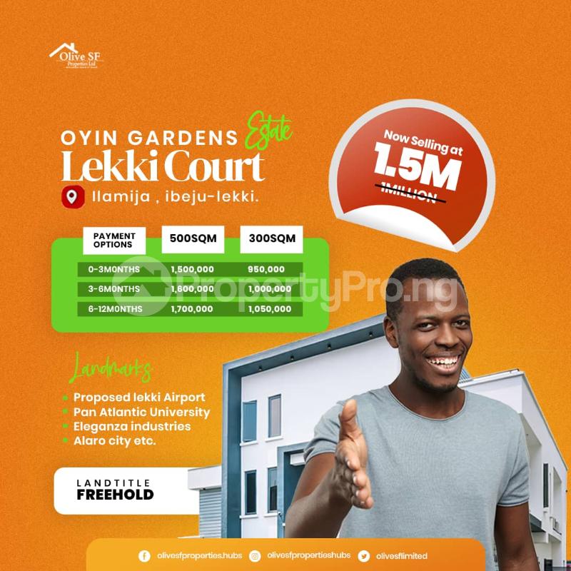 Land for sale Ilamija Ibeju-Lekki Lagos - 0