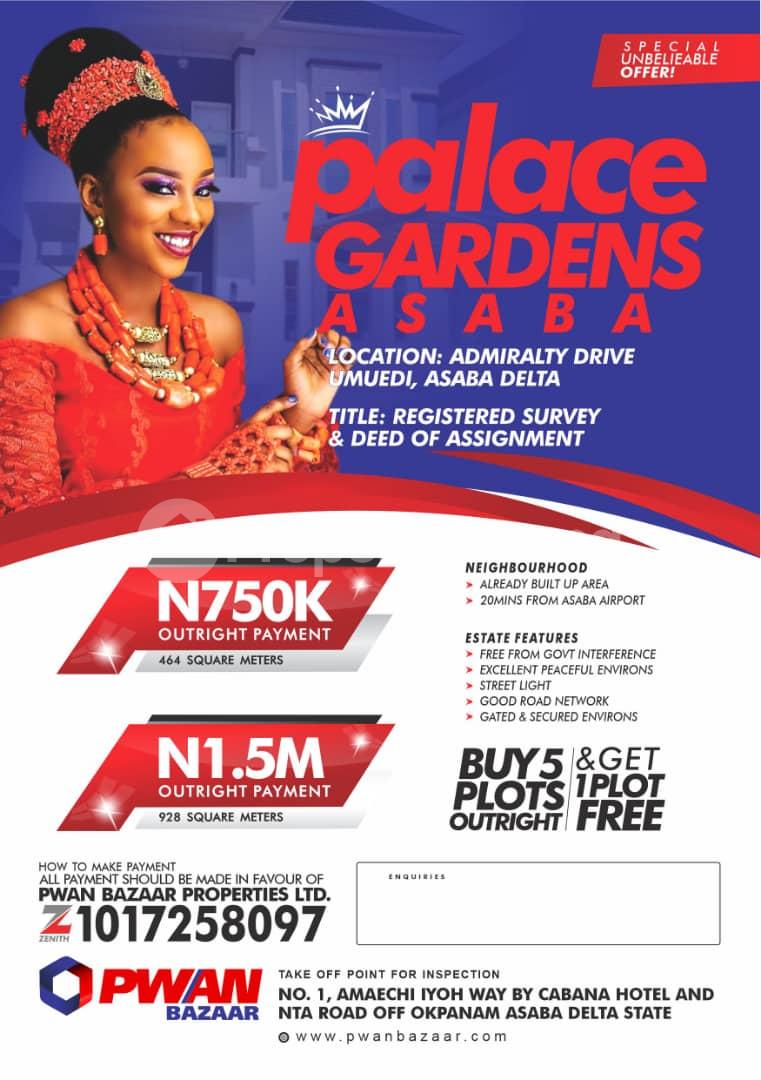 Land for sale Admiralty Drive, Umuedi Asaba Delta