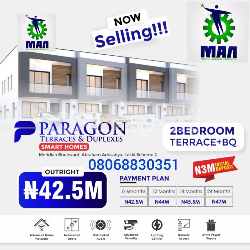 2 bedroom House for sale Meridian Boulevard Estate Okun Ajah Ajah Lagos