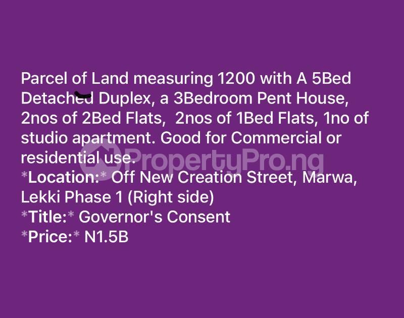 House for sale Marwa Lekki Phase 1 Lekki Lagos - 0
