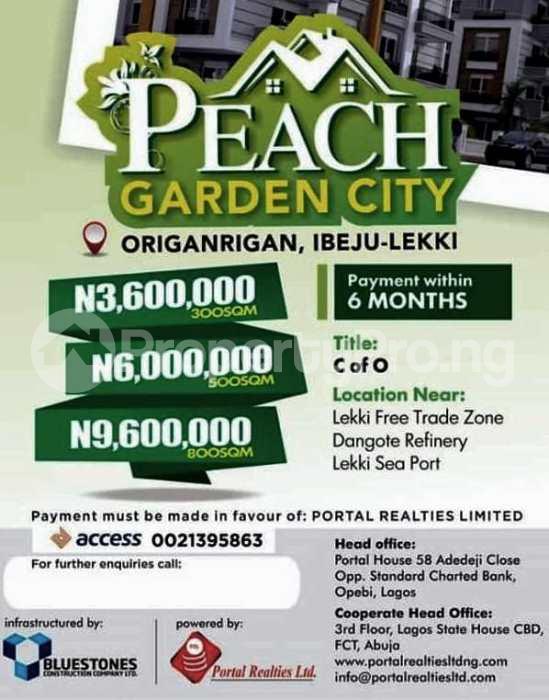 Land for sale Eleko After Dangote Refinery Akodo Ise Akodo Ise Ibeju-Lekki Lagos - 0