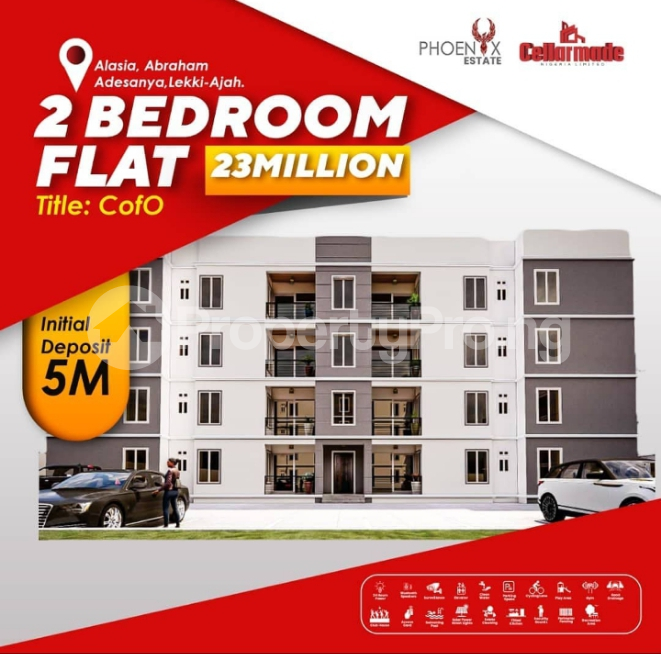 2 bedroom Flat / Apartment for sale Phoenix Estate Abraham adesanya estate Ajah Lagos - 1