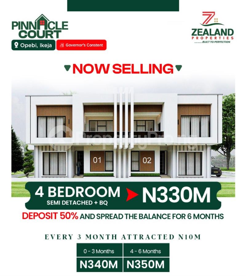 4 bedroom House for sale  Opebi Ikeja Lagos