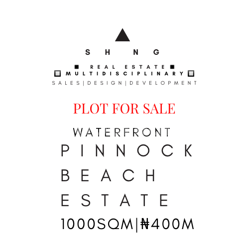Land for sale Pinnock Beach Estate, Osapa london Lekki Lagos