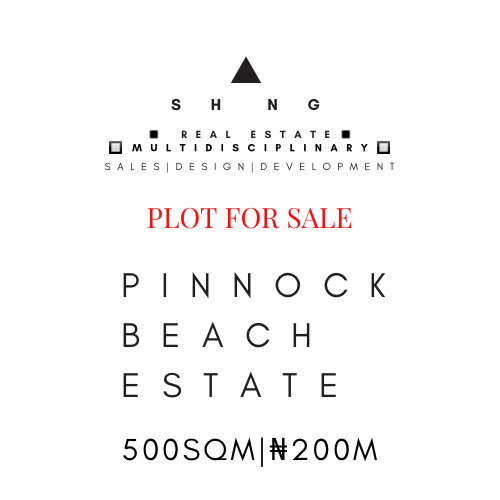 Land for sale Pinnock Beach Estate Osapa london Lekki Lagos