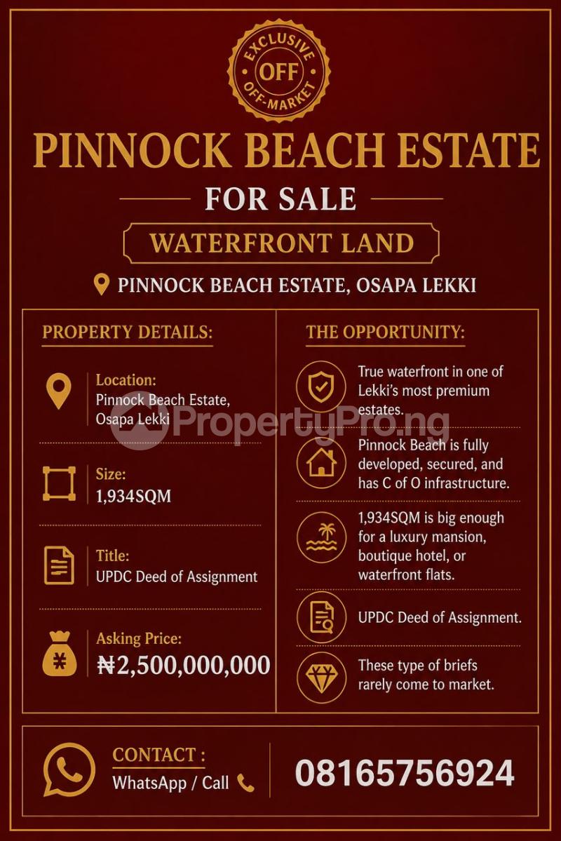Land for sale Lekki Lagos