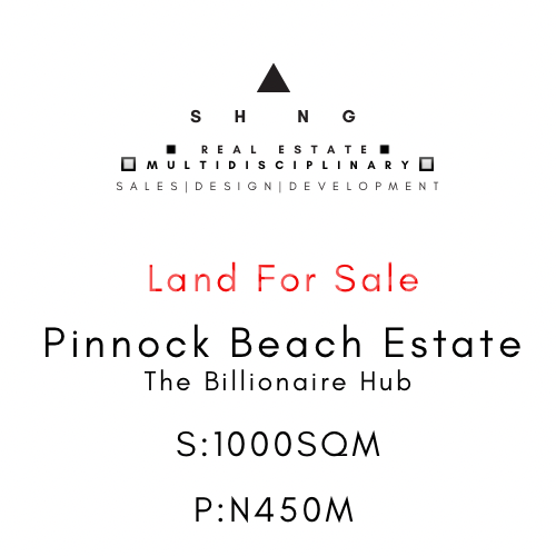 Land for sale Pinnock Beach Lekki Lagos