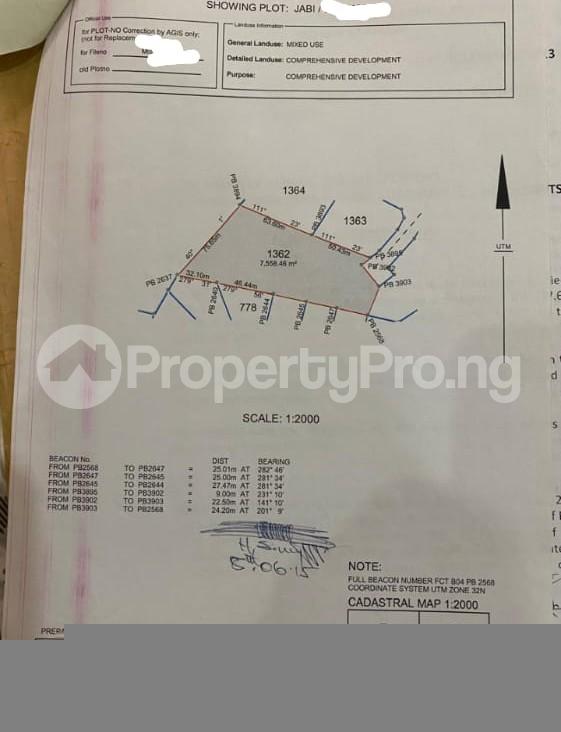 Land for sale Jabi Lake Jabi Abuja