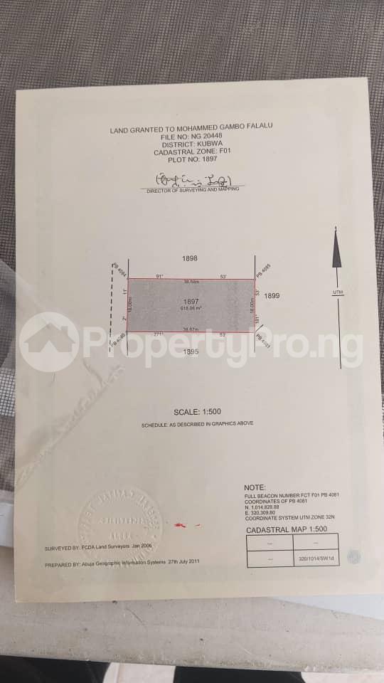 Land for sale By Military Pension Board FO1 Layout Kubwa Abuja