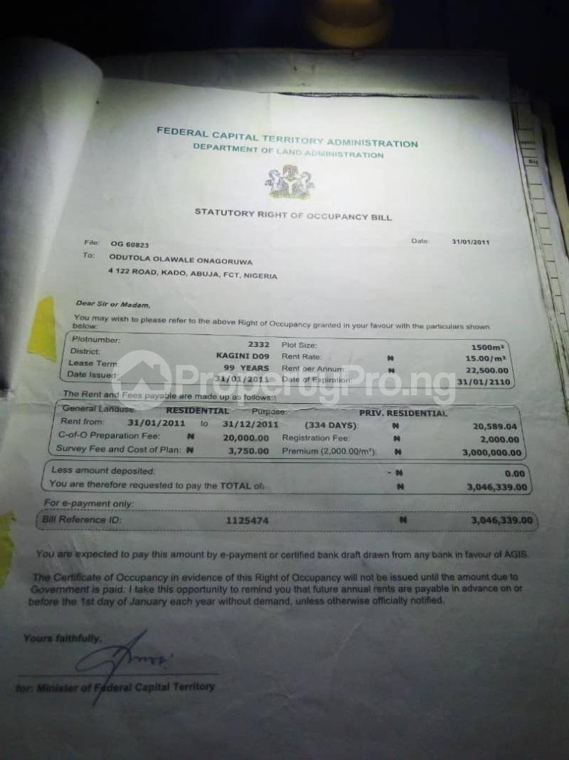 Land for sale Kubwa Abuja