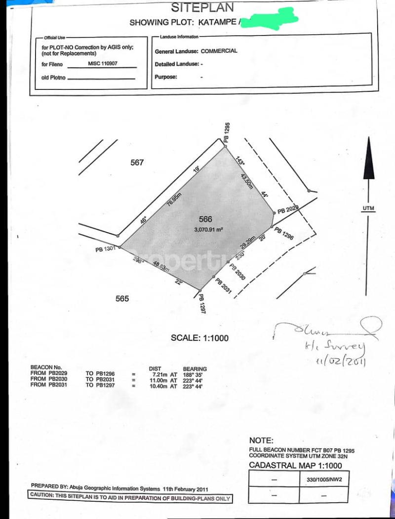 Land for sale By Urban Shelter Jahi Abuja
