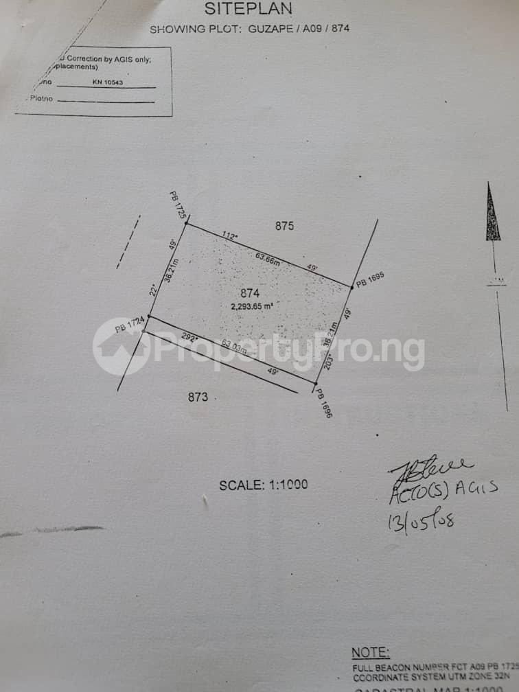 Land for sale Guzape Abuja