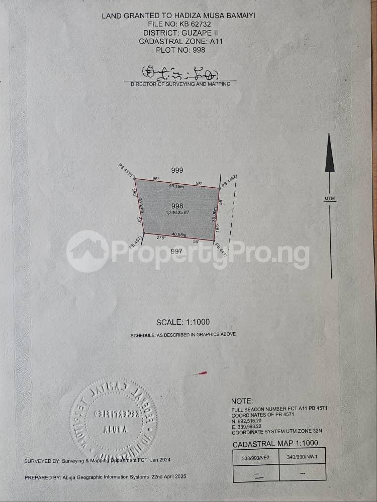 Land for sale Guzape 2 Guzape Abuja