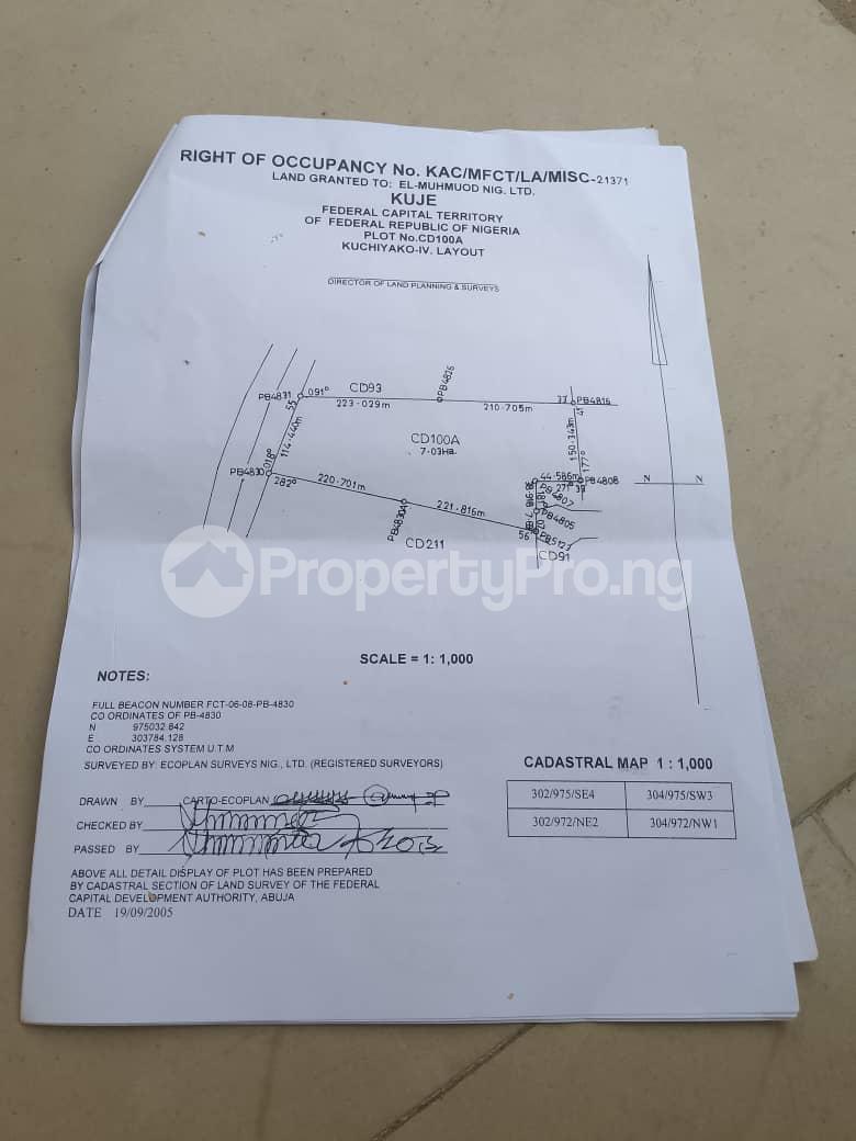 Land for sale Kuchiyako Iv, By Peace University Kuje Abuja