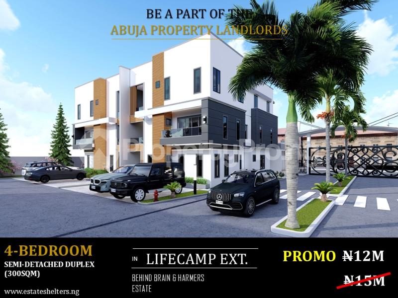 4 bedroom Land for sale After Karimo Market With Access Behind Brains & Harmers City Life Camp Abuja - 0