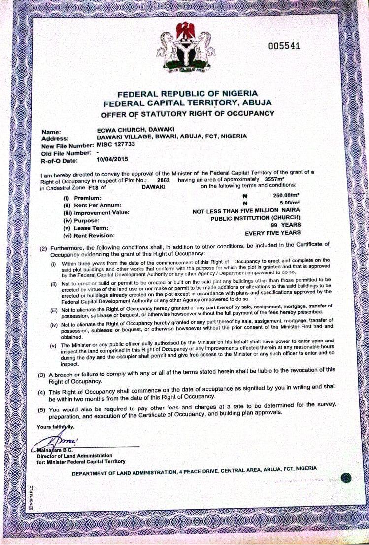 Land for sale Dawaki Abuja