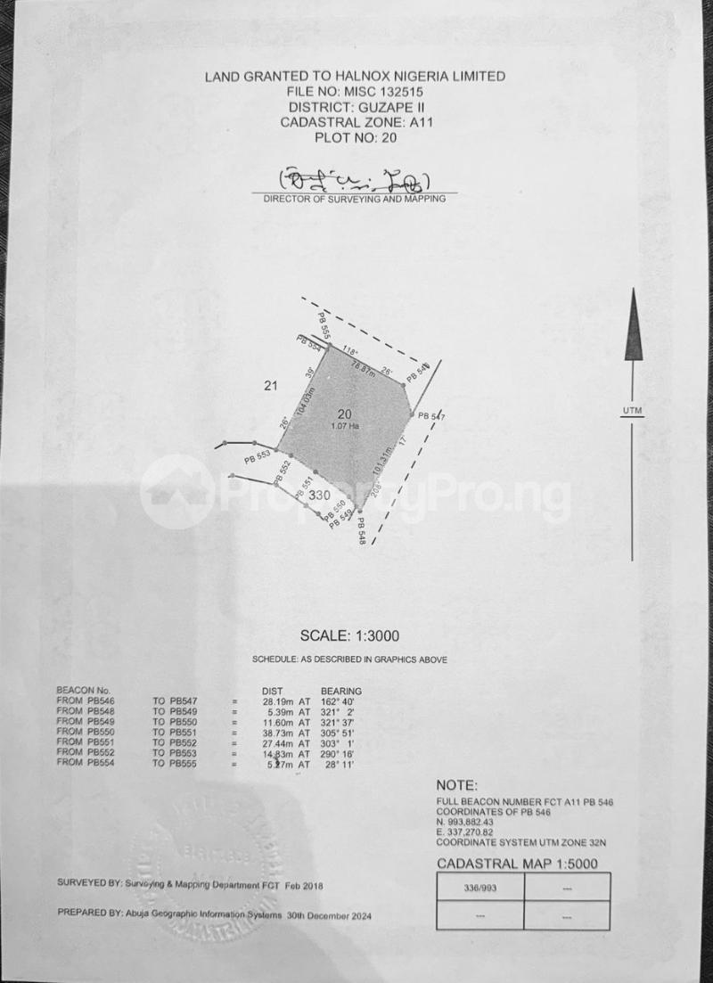 Land for sale Guzape Abuja