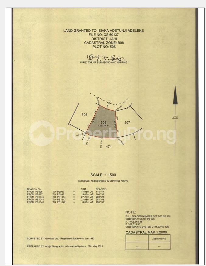 Land for sale Jahi Abuja