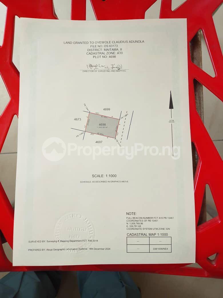 Land for sale Maitama Abuja