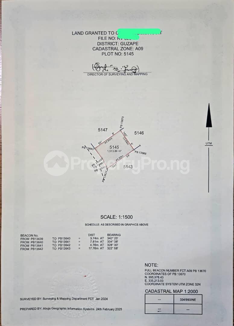 Land for sale Guzape Abuja