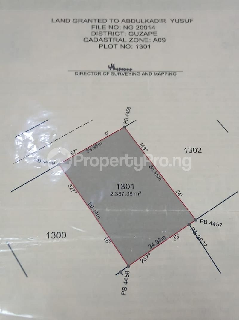 Land for sale Guzape Abuja