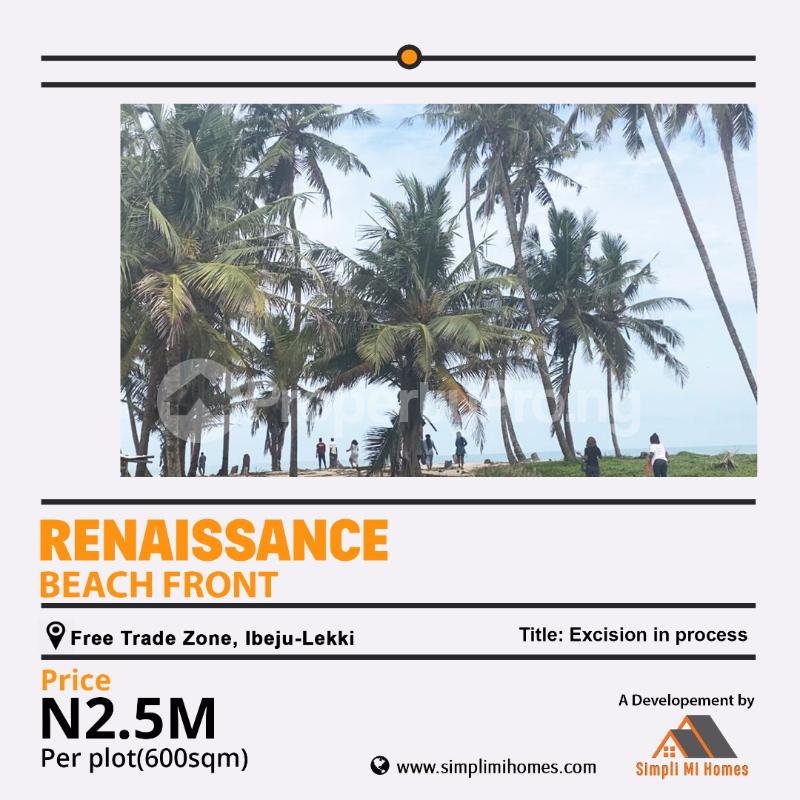 Land for sale After Lacampaigne Tropicana Resort Free Trade Zone Ibeju-Lekki Lagos