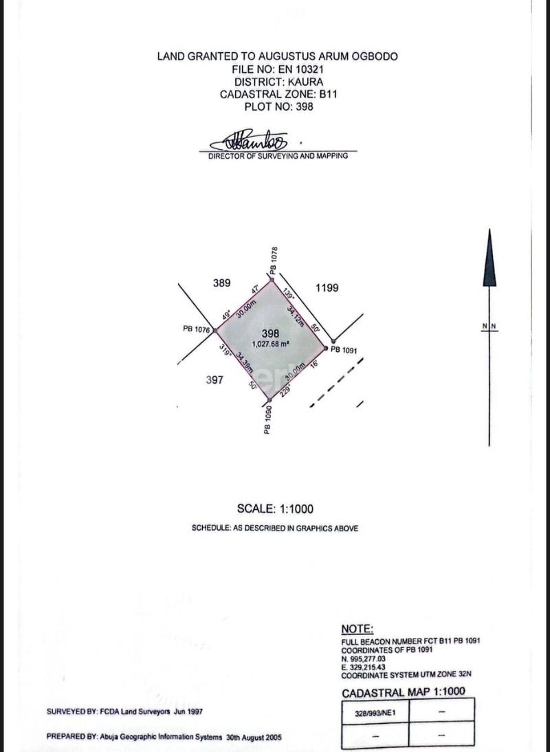 Land for sale Kaura (Games Village) Abuja